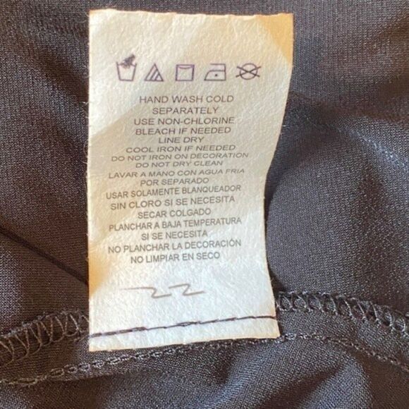 R & M Richards Black Evening Gown With Mesh Rhinestone Top Size 12 NWT - Picture 13 of 14